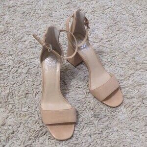 Vince Camuto Winderly Tan Block Heel